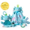 image:imageTaggies Stuffed Animal Lovey Security Blanket with Sensory Tags 13 x 13Inches Fizzy Aqua AxolotlFizzy Aqua Axolotl