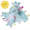 image:imageTaggies Stuffed Animal Lovey Security Blanket with Sensory Tags 13 x 13Inches Fizzy Aqua AxolotlFizzy Aqua Axolotl