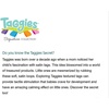 image:imageTaggies Stuffed Animal Lovey Security Blanket with Sensory Tags 13 x 13Inches Tilly Giraffe