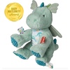 image:imageTaggies Stuffed Animal Soft Toy with Sensory Tags 9Inches MegaTaggies Drax DragonDrax Dragon