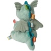 image:imageTaggies Stuffed Animal Soft Toy with Sensory Tags 9Inches MegaTaggies Drax DragonDrax Dragon