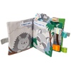 image:imageTaggies Touch amp Feel Soft Cloth Book with Crinkle Paper amp Squeaker 6 x 6Inches Heather Hedgehog