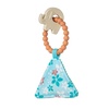 image:imageMary Meyer Baby Teether Toy Simply Silicone Teething Ring with Soft Squeaker 9Inches Elephant