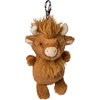 image:imageMary Meyer Bag Charm Mini Stuffed Animal ClipOn Keychain Backpack Accessory 5Inches Orange MonsterBrown Highland Cow