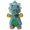 image:imageMary Meyer Pebblesaurus Lovey Soft Toy Blue Triceratops Dinosaur 13Inches