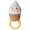 image:imageMary Meyer Sweet Soothie Soft Baby Rattle with Teether Ring Ice Cream