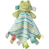 image:imageTaggies Lovey Baby amp Toddler Stuffed Animal Security Blanket Plush Soft Snuggle Toy with Sensory Tags 13 x 13Inches Green Peepers FrogGreen Peepers Frog