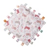 image:imageTaggies Lovey for Baby Original Comfy Security Blanket with Sensory Tags 12 x 12Inches AmericanaGiddy Up Pony
