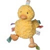 image:imageTaggies Stuffed Animal Huggable Plush Soft Toy with Sensory Tags 10Inches Yellow Dunkin DuckYellow Dunkin Duck