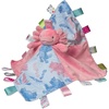 image:imageTaggies Stuffed Animal Lovey Security Blanket with Sensory Tags 13 x 13Inches Lizzy Pink Axolotl