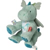 image:imageTaggies Stuffed Animal Soft Toy with Sensory Tags 9Inches MegaTaggies Drax DragonDrax Dragon