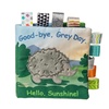 image:imageTaggies Touch amp Feel Soft Cloth Book with Crinkle Paper amp Squeaker 6 x 6Inches Heather Hedgehog
