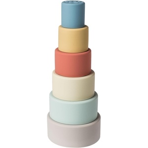 image:imageMary Meyer Baby and Toddler Toys Simply Silicone Stacking Cups for 6 Months Old Preschool Gifts 9Inches StarsAnimals