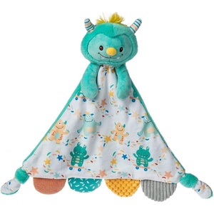 image:imageMary Meyer Lovey Baby amp Toddler Stuffed Animal Activity Blanket Plush Soft Snuggle Toy 12Inches Afrique Pink Blossom ElephantMookie Monster