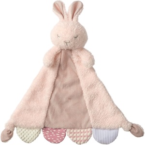 image:imageMary Meyer Lovey Baby amp Toddler Stuffed Animal Activity Blanket Plush Soft Snuggle Toy 12Inches Afrique Pink Blossom ElephantSweet Dreams Bunny