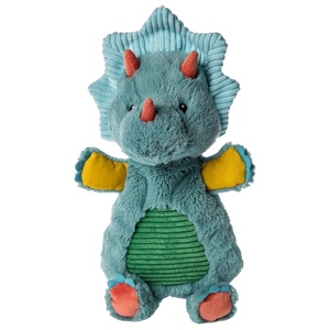 image:imageMary Meyer Pebblesaurus Lovey Soft Toy Blue Triceratops Dinosaur 13Inches