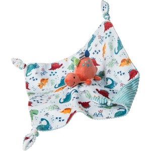 image:imageMary Meyer Pebblesaurus Stuffed Animal Security Blanket 13 x 13Inches Coral Dinosaur