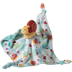 image:imageMary Meyer Stuffed Animal Lovey Security Blanket 13 x 13Inches Skippy Snail