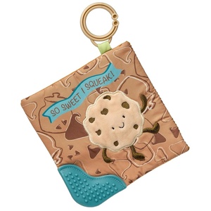 image:imageMary Meyer Sweet Soothie Crinkle Teether Toy with Baby Paper and Squeaker 6 x 6Inches Sprinkles Ice CreamChippy Cookie