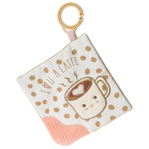 image:imageMary Meyer Sweet Soothie Crinkle Teether Toy with Baby Paper and Squeaker 6 x 6Inches Sprinkles Ice CreamLatte