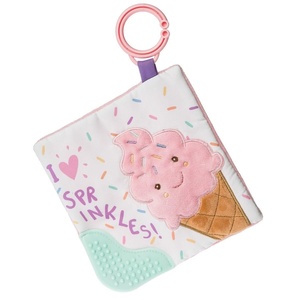 image:imageMary Meyer Sweet Soothie Crinkle Teether Toy with Baby Paper and Squeaker 6 x 6Inches Sprinkles Ice CreamSprinkles Ice Cream