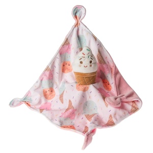 image:imageMary Meyer Sweet Soothie Lovey Security Blanket 10 x 10inches CactusSweet Ice Cream