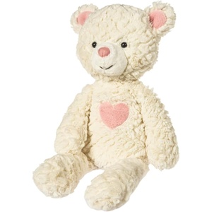 image:imageMary Meyer Teddy Bear  Putty Collection Super Soft Stuffed Animal Plush Classic Toy Plushie 17 Medium Shadow GreyPink Heart