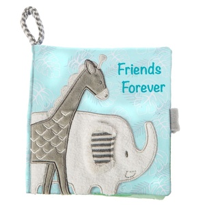 image:imageMary Meyer Touch amp Feel Soft Cloth Book with Crinkle Paper and Squeaker Afrique Boutique Friends Forever