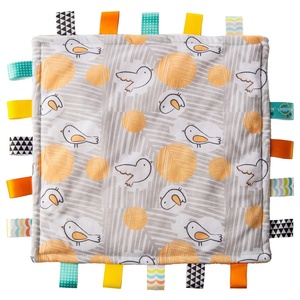 image:imageTaggies Original Blanket 12 X 12 Comfy Birds 41510