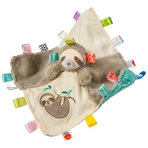 image:imageTaggies Soothing Sensory Stuffed Animal Security Blanket Molasses Sloth 13 x 13InchesSecurity Blanket