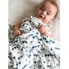 image:imageLulujo Baby Hello World Newborn Hat and Swaddle Blanket Set Hugs amp KissesBlue Triangle