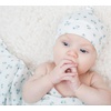 image:imageLulujo Baby Hello World Newborn Hat and Swaddle Blanket Set Hugs amp KissesBlueberries