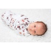 image:imageLulujo Baby Hello World Newborn Hat and Swaddle Blanket Set Hugs amp KissesEucalyptus