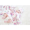 image:imageLulujo Baby Hello World Newborn Hat and Swaddle Blanket Set Hugs amp KissesPosies