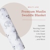 image:imageLulujo Baby Swaddle Blanket Unisex Softest 100 Cotton Muslin Swaddle Blanket Neutral Receiving Blanket for Girls amp Boys  47in x 47in JungleAfrique
