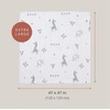image:imageLulujo Baby Swaddle Blanket Unisex Softest 100 Cotton Muslin Swaddle Blanket Neutral Receiving Blanket for Girls amp Boys  47in x 47in JungleAfrique