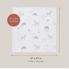 image:imageLulujo Baby Swaddle Blanket Unisex Softest 100 Cotton Muslin Swaddle Blanket Neutral Receiving Blanket for Girls amp Boys  47in x 47in JungleRainbows and Unicorns