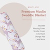 image:imageLulujo Baby Swaddle Blanket Unisex Softest 100 Cotton Muslin Swaddle Blanket Neutral Receiving Blanket for Girls amp Boys  47in x 47in JungleUnicorn