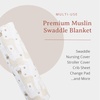 image:imageLulujo Baby Swaddle Blanket Unisex Softest 100 Cotton Muslin Swaddle Blanket Neutral Receiving Blanket for Girls amp Boys  47in x 47in JungleWhite