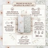 image:imageLulujo Baby Swaddle Blankets  Unisex Softest Breathable Cotton Muslin Swaddle Blanket Set  Neutral Receiving Blanket for Girls amp Boys  40in x 40in  Vintage Floral amp Dragonfly  2CountDaisies  Greenery