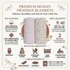 image:imageLulujo Baby Swaddle Blankets  Unisex Softest Breathable Cotton Muslin Swaddle Blanket Set  Neutral Receiving Blanket for Girls amp Boys  40in x 40in  Vintage Floral amp Dragonfly  2CountVintage Floral  Dragonfly