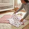 image:imageLulujo Baby Swaddle Blankets  Unisex Softest Breathable Cotton Muslin Swaddle Blanket Set  Neutral Receiving Blanket for Girls amp Boys  40in x 40in  Vintage Floral amp Dragonfly  2CountStrawberries  Pink