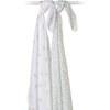 image:imageLulujo Baby Swaddle Blankets  Unisex Softest Breathable Cotton Muslin Swaddle Blanket Set  Neutral Receiving Blanket for Girls amp Boys  40in x 40in  Vintage Floral amp Dragonfly  2CountDaisies  Greenery