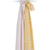 image:imageLulujo Baby Swaddle Blankets  Unisex Softest Breathable Cotton Muslin Swaddle Blanket Set  Neutral Receiving Blanket for Girls amp Boys  40in x 40in  Vintage Floral amp Dragonfly  2CountYellow Flowers  Dots