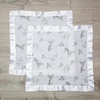 image:imageLulujo Unisex Breathable Cotton Muslin Security Blanket with Silky Satin Trim Neutral Comforting Blanket 16 x 16 GolfAfrique