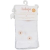 image:imageLulujo Unisex Breathable Cotton Muslin Security Blanket with Silky Satin Trim Neutral Comforting Blanket 16 x 16 GolfDaisies
