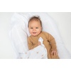 image:imageLulujo Unisex Breathable Cotton Muslin Security Blanket with Silky Satin Trim Neutral Comforting Blanket 16 x 16 GolfDaisies