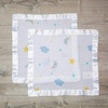 image:imageLulujo Unisex Breathable Cotton Muslin Security Blanket with Silky Satin Trim Neutral Comforting Blanket 16 x 16 GolfDreamland