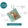 image:imageMary Meyer Crinkle Teether Toy with Baby Paper and Squeaker 6 x 6Inches Skippy SnailAmber Fawn