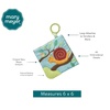 image:imageMary Meyer Crinkle Teether Toy with Baby Paper and Squeaker 6 x 6Inches Skippy SnailSkippy Snail